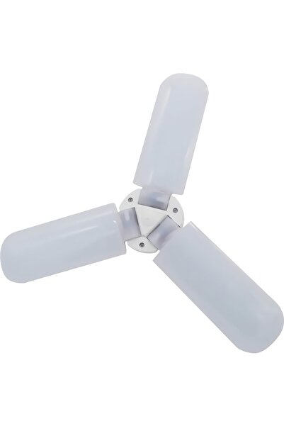 Genel Markalar 40 W 3 Kollu Katlanır Pervane Led Ampul - Beyaz Işık (6500K) -...