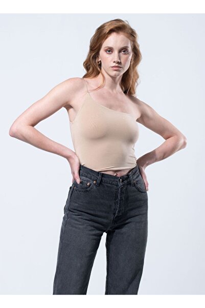 IAMNOTBASIC Γυναικείο λευκό μπλουζάκι Lexi