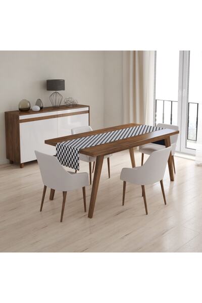 LadiesHome Ειδικής σχεδίασης Premium Honeycomb Woven Runner 140x40