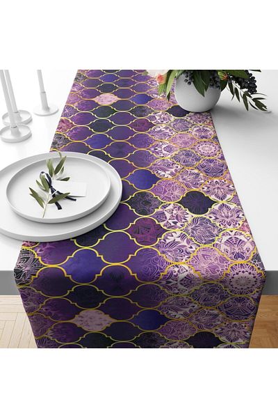 stellahomes Custom Design Premium Honeycomb Woven Runner 140x40