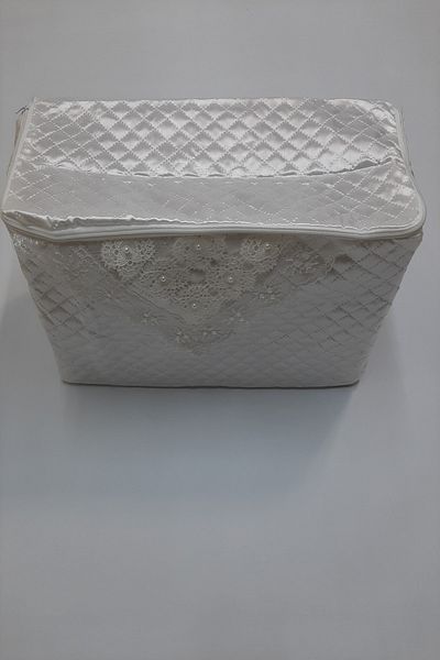 Çalışkan Çeyiz Evi Σατέν Πουλόβερ με Πέρλες Καπιτονέ Προίκα Πουλόβερ Πουλόβερ 48x31x24cm