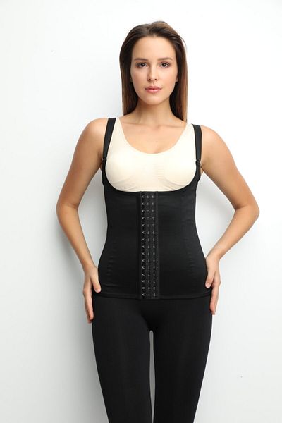 AVENNİES Suspender Latex Corset with Steel Underwire Postpartum Anti-Sagging Waist and Belly Firming