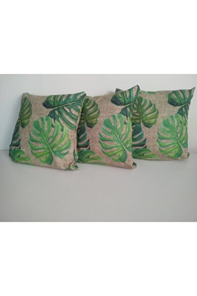 Ayşemce غطاء وسادة منقوش بنعل الجمل، 3 قطع