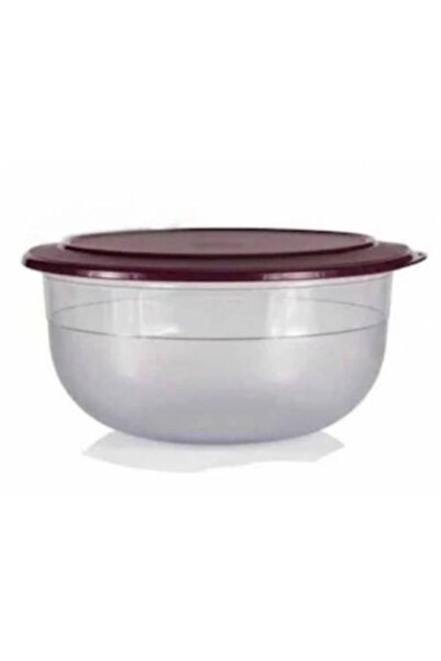 Tupperware وعاء تقديم كريستال أحمر كلاريت 3.5 لتر