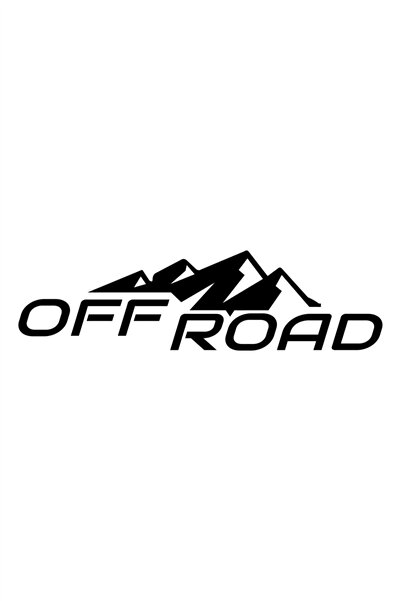esticker ملصق سيارة Snowy Hill Mountain Off Road مقاس 20 × 5.5 سم
