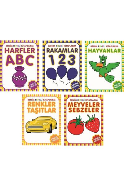 Parıltı Yayınları Benim Renkli Kitaplarım 5 Kitap Set