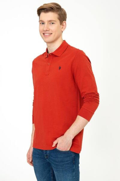 U.S. Polo Assn. Turuncu Sweatshirt Basic