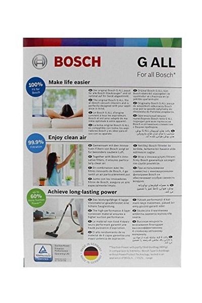 Bosch كيس غبار للمكانس الكهربائية - نوع G 17003048