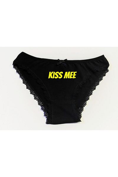 BoxerMasters Γυναικεία κιλότα - Kiss Me Written Print