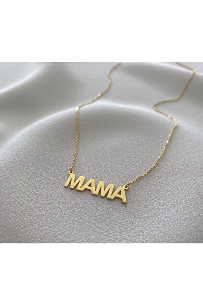 Redstone Store 925 Ayar Gümüş Mama Tasarım Hediyelik Kadın Kolye