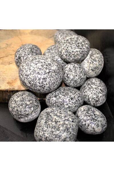 Asenya Benekli Dolomit Taş 5 Kg 6-10 Cm Granit Taş Dere Taşı Bahçe Süs Taşı D...