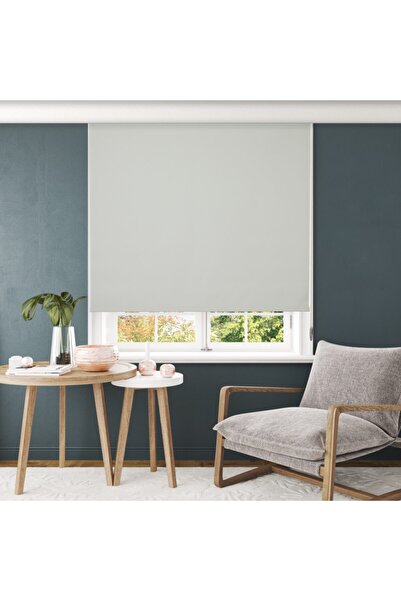 Demor Home Yüksek Kalite Alüminyum Malzeme Krem Renk Stor Mekanize  Stor Perde