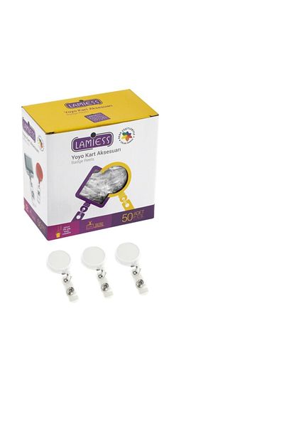 Lamiess Lms 328 Round Large Yoyo White 50pcs