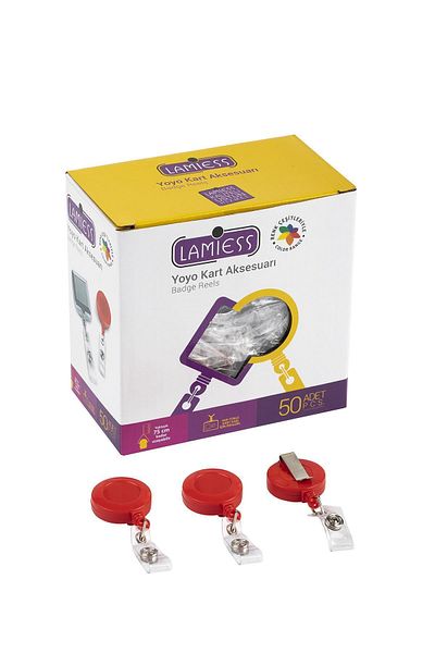 Lamiess Lms 351 Round Yoyo Red 50pcs