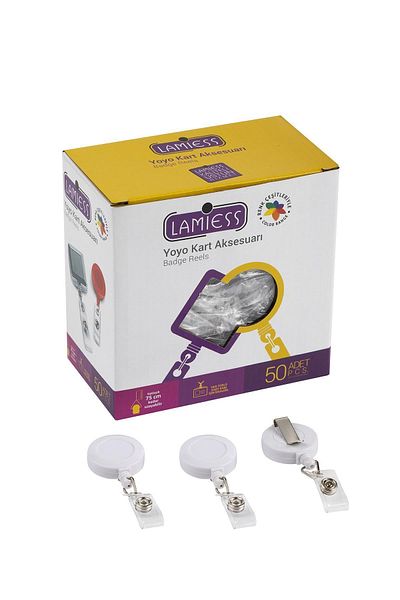 Lamiess Lms 351 Round Yoyo White 50pcs