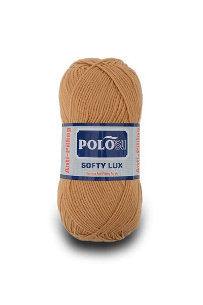 Polosu Softy Lux - Premium Anti-pilling Örgü Ipliği - 437 - Koyu Bej
