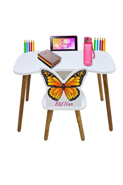 Genel Markalar Çocuk Ders Çalışma Masa Sandalye Takımı 4-12 Yaş ( Kişiye Özel...