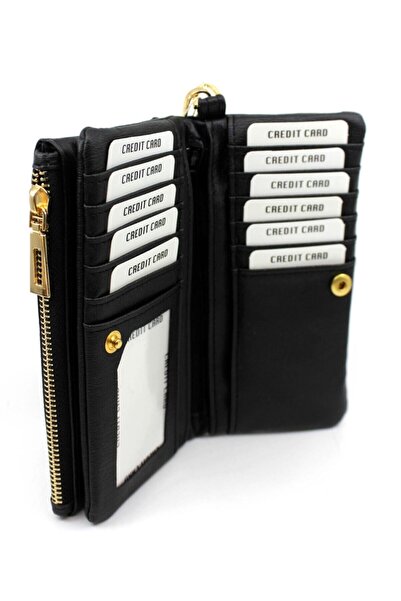 OLLBAG Yumuşak Deri Ikili Bayan Cüzdan