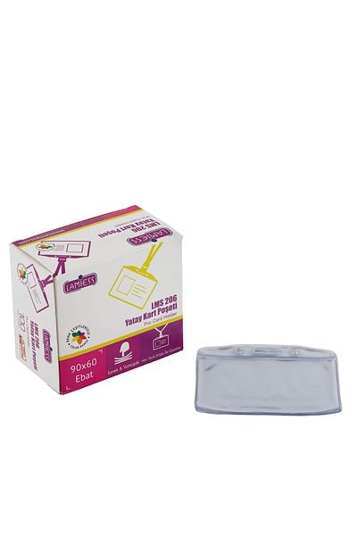 Lamiess Lms 206 Horizontal PVC Standard Card Bag Transparent