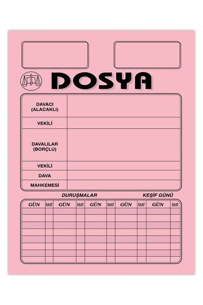 Kaya Pink Large Size 300 Piece Package File Offsetıbdp300
