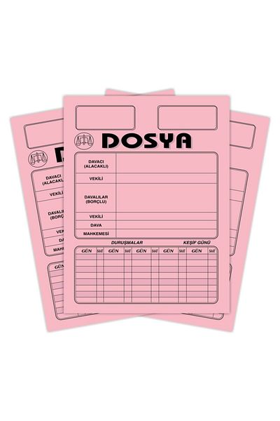 Kaya Pink Large Size 300 Piece Package File Offsetıbdp300