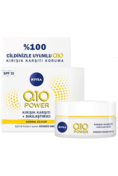NIVEA Q10 Power Kırışık Karşıtı + Sıkılaştırıcı Gündüz Kremi 50ml