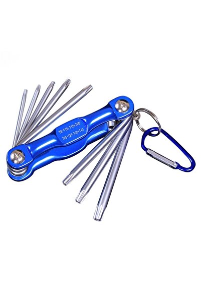 Genel Markalar Asafyapımarket Cakı Alyan Takımı Yıldız T9-t10-t15-t20-t25-t27-t30-t40 8 Parça Alyan Seti Alyan Çakı