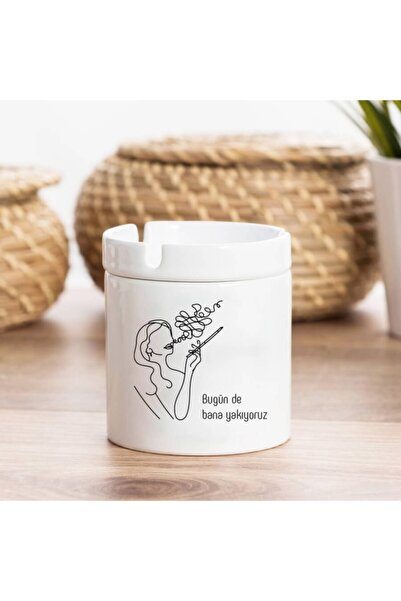 HediyeSec Bugün De Bana Yakıyoruz Sigara Küllüğü