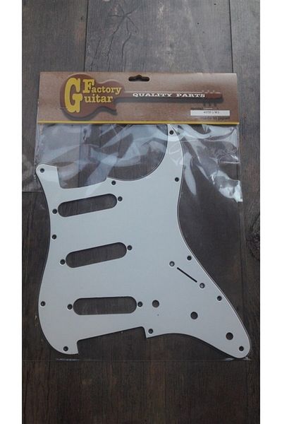 Domo Stp-1w3 Λευκό Sss Strat Pickguard