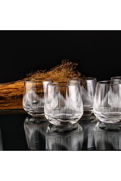 KristalGalerisi Set of 6 Water Glasses - London Decor