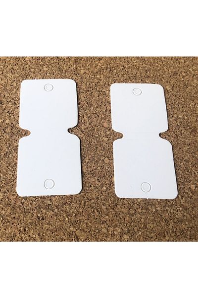 Protec Matbaa Bijouterie Card White 100pcs