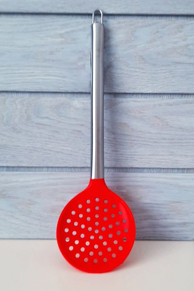 krommet Silicone Colander with Steel Handle