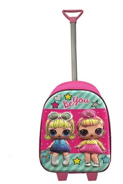 AYER TİCARET Anaokulu Tekerlekli Sırt Çantası Çocuk Çekcek Valiz