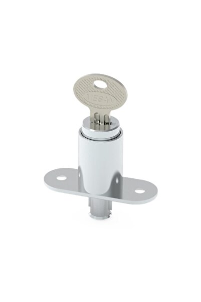 MESAN Sürgülü Kapak Kilidi Krom Kaplama 2 Anahtarlı