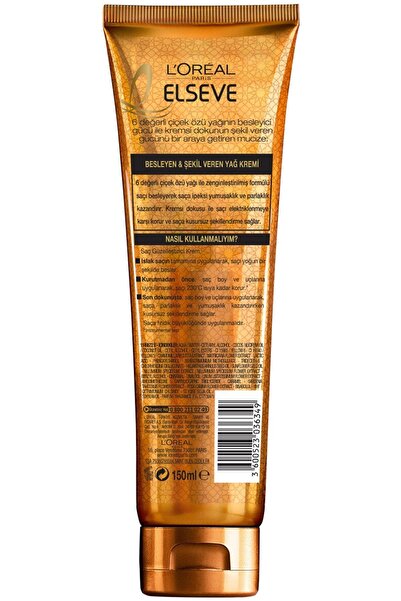 ELSEVE Mucizevi Yağ Saç Güzelleştirici Krem Tüm Saçlar Için 150ml