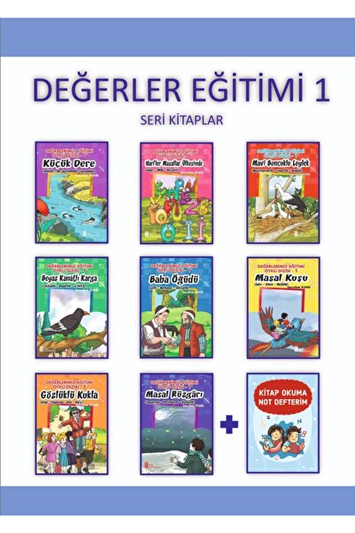 Ata Yayıncılık 1.sınıf Değerler Eğitimi Öykü Dizisi + Kitap Okuma Not Defterim
