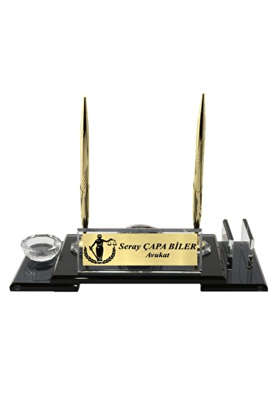 Spike Concept Cam Masaüstü Isimlik - Ofis Isimlik - Savcı Isimlik – Hakim Isi...