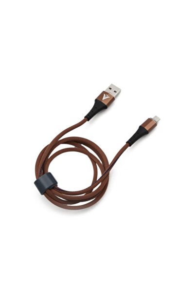 VONK Micro Usb Hızlı Şarj Ve Data Kablosu Android Samsung Xiaomi Örgülü 2.4a Mikro Usb Kablo K.rengi