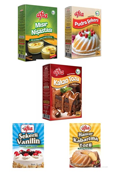 Afia Helal Sertifikalı Ürünler Kurabiye Malzeme Paketi