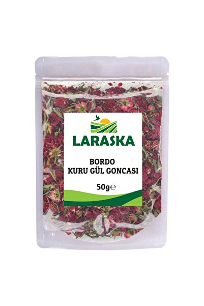 Laraska Tomurcuk Gül - Kuru Gül Goncası (GÜL ÇAYI) - Bordo 50g