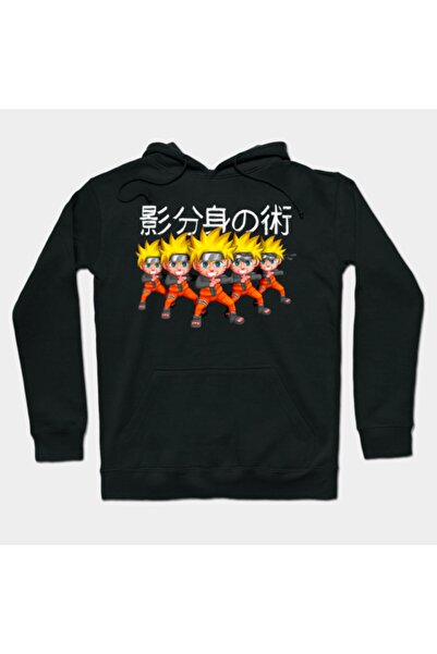 GALASHOP سترة بغطاء للرأس من Shadow Clone Jutsu Naruto