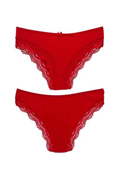 HNX Sur Lace Modal Ribbed Bikini Slip Chiloți Femei