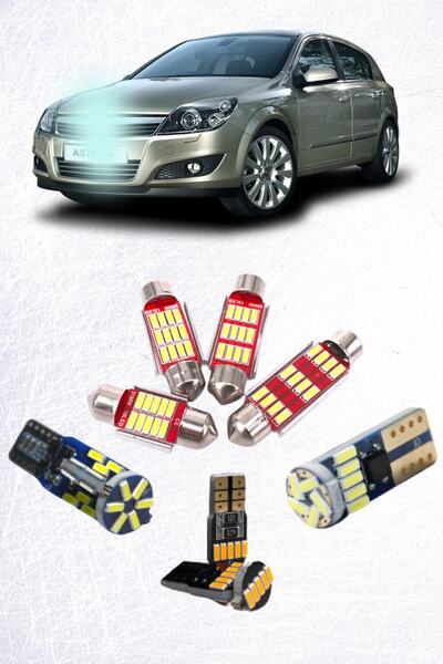 HRPAK Opel Astra H Için Uyumlu Iç Aydınlatma Led Seti