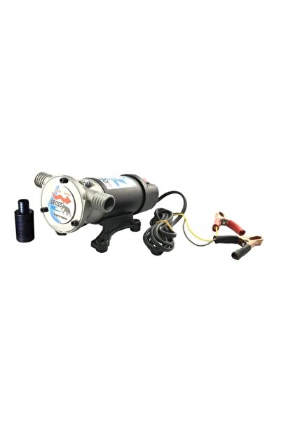 Gross 24 Volt Vakumlu Sıvı Aktarım 1"mazot Su Süt Pompası Kendinden Emişli