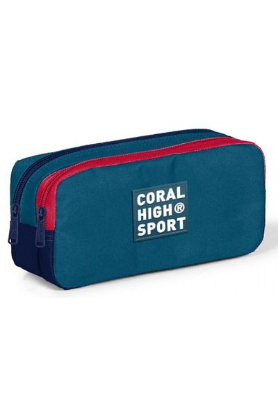Coral High Sport Nefti Red Pen Bag - Δύο θήκες