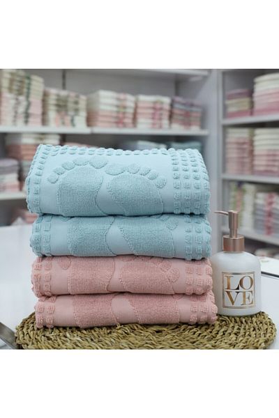 Özdilek Winter Mat 50*70 Foot Towel 4pcs