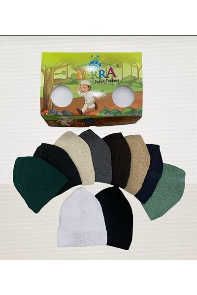 hüseyin ceran Knitted Children's Skullcap 12 Pieces