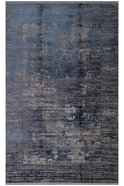Eko Halı Fresco Dyed Fsd 02 Navy Akrilik Ve Viskon Ile Üretilen Modern Makine...