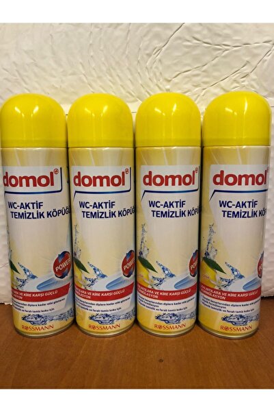 DOMOL Tuvalet Temizleme Köpüğü Limon 500 Ml 4 Adet
