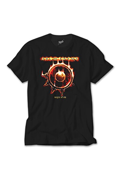 Z zepplin Μαύρο T-Shirt Arch Enemy Wages Of Sin